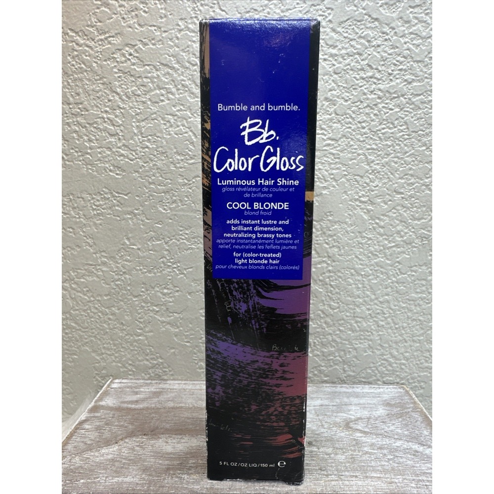 $31 🌙 BUMBLE and BUMBLE Bb Color Gloss Luminous Shine COOL BLONDE 5 oz NEW